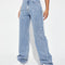 Ezwear High Waist Wide Leg Jeans