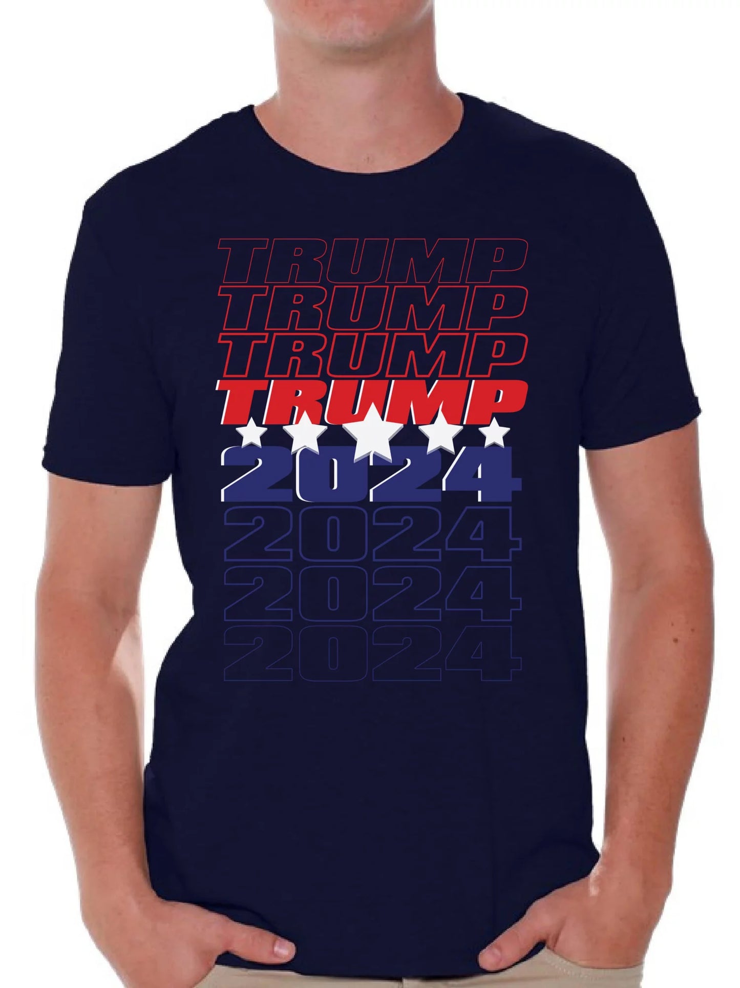 Trump 2024 Shirt USA Trump Flag Tshirt for Men Donald Trump Men'S T Shirt Trump Shirts Mr. President Tshirt Keep America Great T-Shirt Gifts for Republican Men