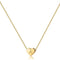 Valentines Day Gifts for Girls - 14K Gold Filled Heart Pendant Letter Alphabet Necklace Tiny Heart Letter Initial Necklace Gifts for Girls Teens Valentines Day Gifts for Her
