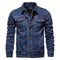 Men Oversized Denim Jacket plus Size Lightweight Button down Lapel Jean Coat Big and Tall Outwear Jackets