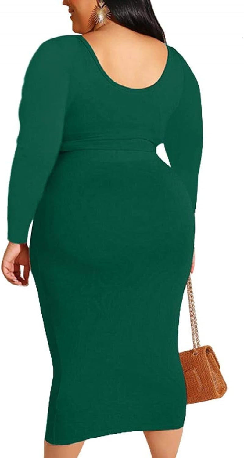 Plus Size Women 2 Piece Outfits Sets Sexy Tracksuit Midi Dress,Sleeveless Tank Top Bodycon Skirts Set Casual Summer