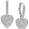 Pavã© Heart Drop Earrings, Created for Macy'S