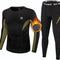 Men'S Thermal Underwear Fleece Lined Performance Fleece Tactical Sports Shapewear Thermal Set